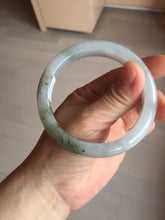 Load image into Gallery viewer, 57.5mm Certified Type A 100% Natural icy watery white purple black brown Jadeite Jade bangle BL58-7034