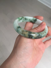 Load image into Gallery viewer, 57.7mm certified Type A 100% Natural sunny green yellow brown white Jadeite Jade bangle D136-1720