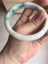 Load image into Gallery viewer, 57mm Certificated sunny green/yellow/white jadeite jade bangle S83-7073