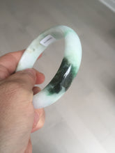 Load image into Gallery viewer, 60mm certified Type A 100% Natural sunny green yellow brown white Jadeite Jade bangle D137-1732