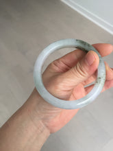 Load image into Gallery viewer, 57.5mm Certified Type A 100% Natural icy watery white purple black brown Jadeite Jade bangle BL58-7034