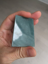 Load image into Gallery viewer, 100% Natural type A green/blue/gray Guatemala jadeite Jade shadow carving buddha pendant necklace BP114