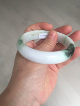 Load image into Gallery viewer, 60mm certified Type A 100% Natural sunny green yellow brown white Jadeite Jade bangle D137-1732