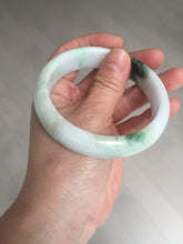 Load image into Gallery viewer, 60mm certified Type A 100% Natural sunny green yellow brown white Jadeite Jade bangle D137-1732