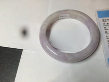 Load image into Gallery viewer, 59.8mm Certified Type A 100% Natural white/purple/pink jadeite Jade bangle BK2-8361