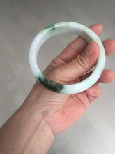 Load image into Gallery viewer, 60mm certified Type A 100% Natural sunny green yellow brown white Jadeite Jade bangle D137-1732