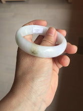 Load image into Gallery viewer, 54mm Certified type A 100% Natural light green purple white Jadeite bangle BP170-1055