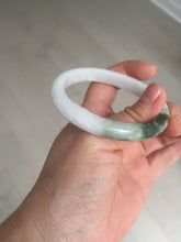 Load image into Gallery viewer, 52mm certified Type A 100% Natural sunny green yellow brown white oval Jadeite Jade bangle Q138-1727