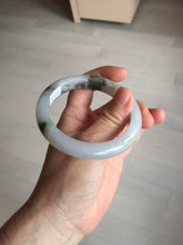 Load image into Gallery viewer, 57.8mm Certified Type A 100% Natural icy watery white purple black brown Jadeite Jade bangle BL75-7038