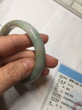 Load image into Gallery viewer, 58.4mm certified 100% natural Type A light green white purple brown jadeite bangle PD162-6320