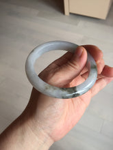 Load image into Gallery viewer, 57.8mm Certified Type A 100% Natural icy watery white purple black brown Jadeite Jade bangle BL75-7038