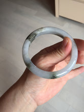 Load image into Gallery viewer, 57.8mm Certified Type A 100% Natural icy watery white purple black brown Jadeite Jade bangle BL75-7038