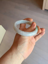 Load image into Gallery viewer, 55.2mm Certified Type A 100% Natural sunny green/light purple Jadeite Jade bangle BM27-0795