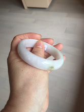 Load image into Gallery viewer, 54mm Certified type A 100% Natural light green purple white Jadeite bangle BP170-1055