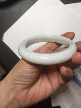 Load image into Gallery viewer, 58mm Certified Type A 100% Natural sunny green/white(白底青) Jadeite Jade bangle AM100-2810