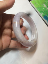 Load image into Gallery viewer, 59mm Certified Type A 100% Natural white/purple/pink/yellow jadeite Jade bangle BK3-8360