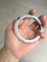 Load image into Gallery viewer, 57.8mm Certified Type A 100% Natural icy watery white purple black brown Jadeite Jade bangle BL75-7038