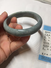 Load image into Gallery viewer, 56.5mm Certified Type A 100% Natural blue/gray/black/brown Guatemala Jadeite jade bangle PD163-6306