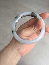 Load image into Gallery viewer, 57.8mm Certified Type A 100% Natural icy watery white purple black brown Jadeite Jade bangle BL75-7038