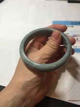 Load image into Gallery viewer, 56.5mm Certified Type A 100% Natural blue/gray/black/brown Guatemala Jadeite jade bangle PD163-6306