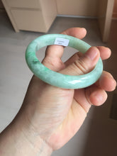 Load image into Gallery viewer, 58mm certified 100% natural Type A sunny green red jadeite jade bangle PB167-4661