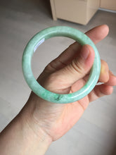 Load image into Gallery viewer, 58mm certified 100% natural Type A sunny green red jadeite jade bangle PB167-4661