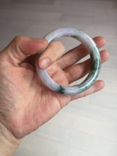 Load image into Gallery viewer, 55.9mm Certified 100% natural Type A light purple with sunny flying flowers jadeite jade bangle BL106-8719