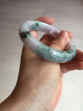 Load image into Gallery viewer, 55.9mm Certified 100% natural Type A light purple with sunny flying flowers jadeite jade bangle BL106-8719