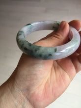 Load image into Gallery viewer, 55.9mm Certified 100% natural Type A light purple with sunny flying flowers jadeite jade bangle BL106-8719