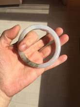 Load image into Gallery viewer, 57.3mm Certified Type A 100% Natural icy watery white purple black brown Jadeite Jade bangle BL74-7052