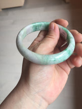 Load image into Gallery viewer, 59.2mm Certified Type A 100% Natural green purple Jadeite Jade bangle S86-7051