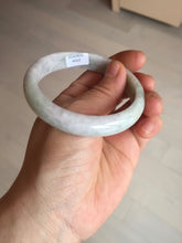 Load image into Gallery viewer, 56.5mm Certified Type A 100% Natural light purple green yellow jadeite Jade bangle BS23-4063