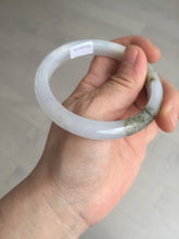 Load image into Gallery viewer, 57.3mm Certified Type A 100% Natural icy watery white purple black brown Jadeite Jade bangle BL74-7052