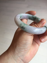 Load image into Gallery viewer, 55.9mm Certified 100% natural Type A light purple with sunny flying flowers jadeite jade bangle BL106-8719