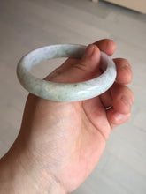 Load image into Gallery viewer, 56.5mm Certified Type A 100% Natural light purple green yellow jadeite Jade bangle BS23-4063