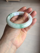 Load image into Gallery viewer, 54mm Certified type A 100% Natural green purple white Jadeite bangle BP175-1053