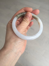 Load image into Gallery viewer, 57.3mm Certified Type A 100% Natural icy watery white purple black brown Jadeite Jade bangle BL74-7052