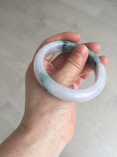 Load image into Gallery viewer, 55.9mm Certified 100% natural Type A light purple with sunny flying flowers jadeite jade bangle BL106-8719