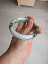 Load image into Gallery viewer, 57.7mm certified Type A 100% Natural sunny green yellow brown white Jadeite Jade bangle D136-1720