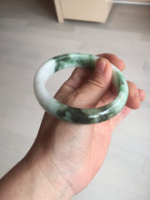 Load image into Gallery viewer, 57.7mm certified Type A 100% Natural sunny green yellow brown white Jadeite Jade bangle D136-1720