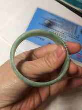 Load image into Gallery viewer, 52.5mm certified 100% natural Type A sunny green jadeite jade bangle BK5-3359