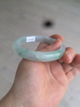 Load image into Gallery viewer, 55mm Certified type A 100% Natural super icy watery sunny green Jadeite bangle AY26-1659