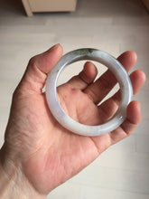 Load image into Gallery viewer, 57.5mm Certified Type A 100% Natural icy watery white purple black brown Jadeite Jade bangle BL73-7043