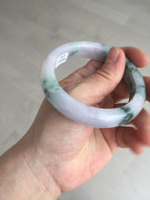 Load image into Gallery viewer, 55.9mm Certified 100% natural Type A light purple with sunny flying flowers jadeite jade bangle BL106-8719