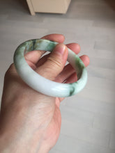 Load image into Gallery viewer, 57.7mm certified Type A 100% Natural sunny green yellow brown white Jadeite Jade bangle D136-1720