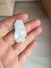 Load image into Gallery viewer, 100% Natural clear sunny green gray  jadeite jade golden fish Pendant group BP109