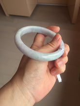 Load image into Gallery viewer, 62mm Certified Type A 100% Natura light green white purple slim Jadeite bangle X151-3831