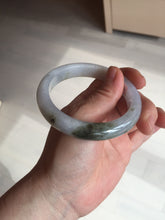 Load image into Gallery viewer, 57.5mm Certified Type A 100% Natural icy watery white purple black brown Jadeite Jade bangle BL73-7043