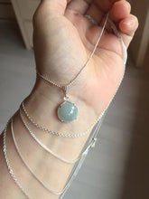 Load image into Gallery viewer, 100% natural Type A green blue Jadeite Bead & Cross Layered pendant Necklace PD166