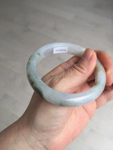 Load image into Gallery viewer, 57.5mm Certified Type A 100% Natural icy watery white purple black brown Jadeite Jade bangle BL73-7043